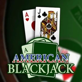 American Blackjack logo – Table Games by Habanero at Vauhdikas Casino