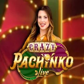 Official Live Casino logo: Crazy Pachinko by Evolution at Vauhdikas Casino