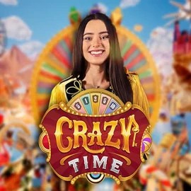 Play the Crazy Time slot by Evolution on Vauhdikas Casino