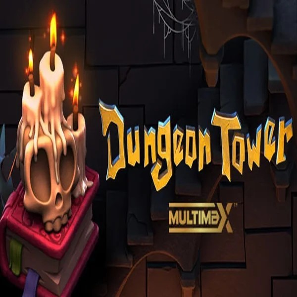 Dungeon Tower slot logo by Peter &amp; Sons at Vauhdikas CasinoDungeon Tower