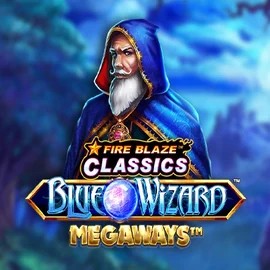 Play Fire Blaze Blue Wizard Megaways slot by Rarestone Gaming on vauhdikascasinos.com
