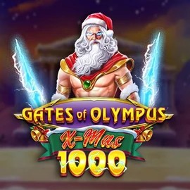 Gates of Olympus Xmas 1000 by Pragmatic Play, showcased at vauhdikascasinos.com – game logo
