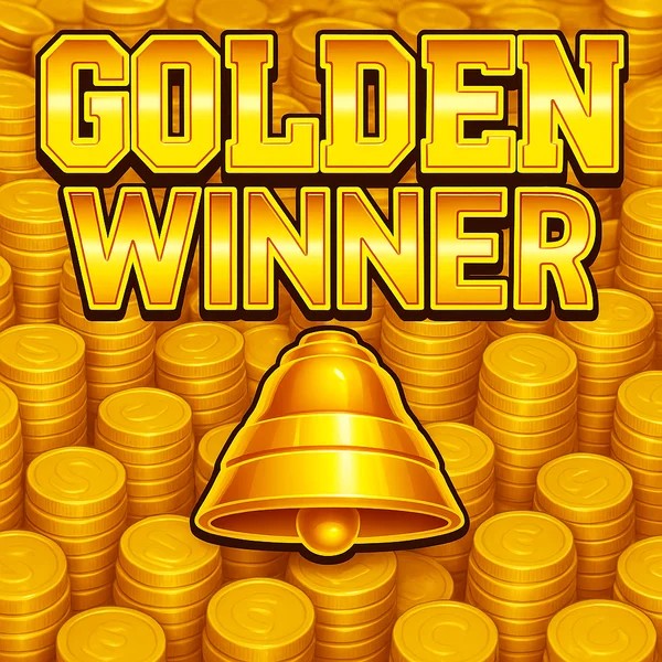 Golden Winner online game logo by Inspired Gaming on vauhdikascasinos.com
